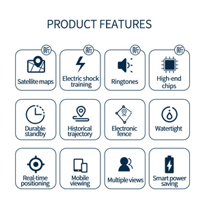 Ahguep thương hiệu 4G GPS chăn nuôi theo dõi cổ áo với năng lượng mặt trời sạc, thời gian thực giám sát, và thiết kế chống thấm nước - Product Image 5