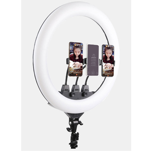 <span class=keywords><strong>Anneau</strong></span> lumineux pour <span class=keywords><strong>smartphone</strong></span> et appareil photo de 22 pouces, 600 <span class=keywords><strong>LED</strong></span> 100W 3200K-5600K avec accessoires - Product Image 4
