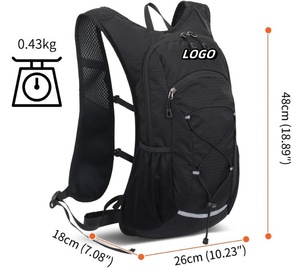 Mochila de Hidratación Unisex con Banda Reflectante para Actividades al Aire Libre, Ligera, para Ciclismo, Senderismo, Deportes, Viajes - Product Image 3