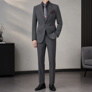 <span class=keywords><strong>Traje</strong></span> de Boda Moderno de 2 Botones para Hombre, Corte Entallado, Conjunto de 3 Piezas, <span class=keywords><strong>Traje</strong></span> Formal para Novio, Padrino, Fiesta, Banquete, Blazer, Chaqueta, Pantalones, Chaleco - Product Image 6