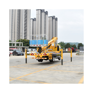Nâng Người 28M Telescopic Boom Bucket xe tải cho công việc trên không - Product Image 1