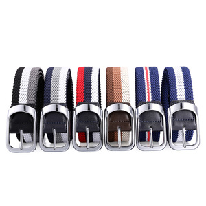 Sabuk Kepang PP Elastis untuk Pria, Sabuk Kepang Elastis Modis dengan Gesper Pin - Product Image 6