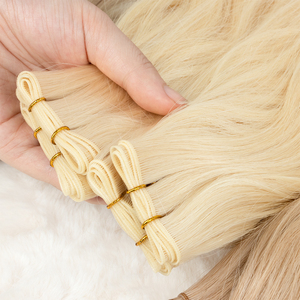 Extension per Capelli Genius Weft di Alta Qualità, Doppio Filamento, Sottili e Invisibili, Annodati a Mano, Tagliabili, Capelli Remy - Product Image 4