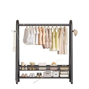 Perchero Metálico Moderno de Lujo, Ecológico y Portátil, de Una Sola Barra, para Sala de Estar y Dormitorio - Product Image 5