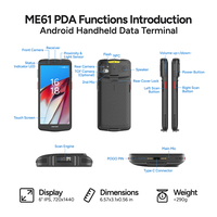 UROVO DT50 Collecteur de données 2D Scanner de codes à barres Android 9 11 étanche pda Handheld industriel robuste pdas pour DHL
