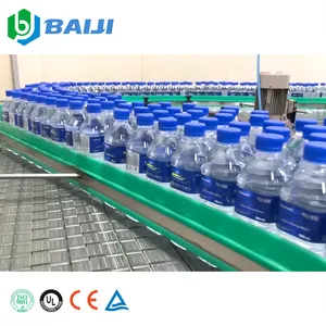 自动3合1整体塑料pet瓶纯水灌装封盖机生产线