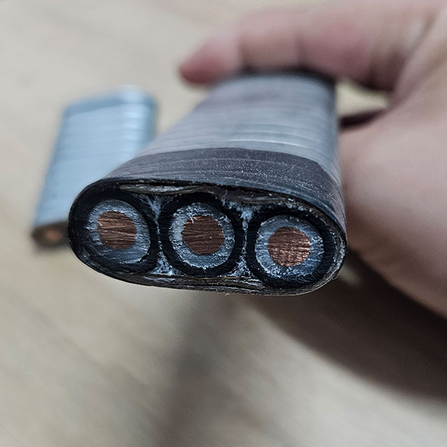 Submersible Oil Pump Cable Waterproof Submersible Pump Flat Cable for Oil Exploitation 20mm Submarine Power Cables