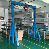 Mini-grue portique mobile A-frame de 5 tonnes pour intérieur, avec télécommande et portée de 15 m