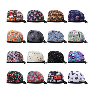 Logo personalizzato simpatico modello di cappelli da ospedale regolabili copricapo medico dentista lavoro Scrub cappello chirurgico per infermiere - Product Image 1