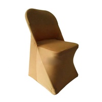 Housses de chaise pliantes en spandex scuba blanc pour mariage