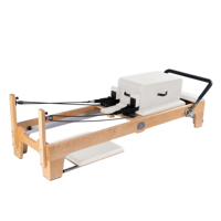 Hochwertiges Studio Verwenden Sie klassische Body Shaping Langlebige Holz Reformer Bett Pilates Reformer Maschine für Pilates & Yoga Studio