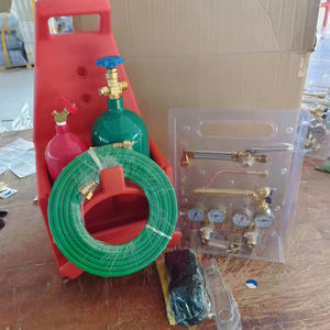 معدات لحام/قطع/لحام بالغاز محمولة متوسطة/ثقيلة مع حامل بلاستيكي للحمل بالإضافة إلى خزانات أكسجين وأسيتيلين - Product Image 2