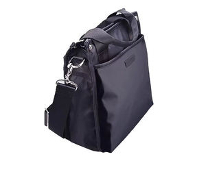 批发男士防水涤纶信使笔记本包可拆卸顶部手柄斜跨单肩包 - Product Image 3