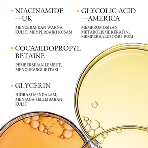 Espuma Limpiadora Facial Exfoliante con Ácido de Frutas KORMESIC, Certificada por Bpom, 120 ml, Limpiador Facial Iluminador, Espuma Limpiadora - Product Image 5