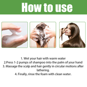 EELHOE rosmarino Shampoo professionale per la cura dei capelli pulizia profonda massaggio del cuoio capelluto idratante capelli morbidi densi funzione antiforfora - Product Image 6