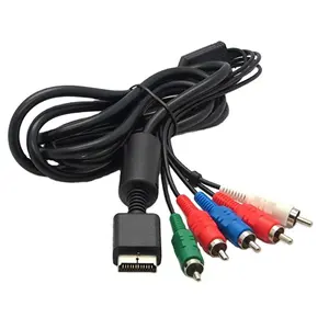 <span class=keywords><strong>Cable</strong></span> AV LBT para PS2/<span class=keywords><strong>PS3</strong></span>/<span class=keywords><strong>PS3</strong></span> Slim HDTV-READY, <span class=keywords><strong>componente</strong></span> HD, <span class=keywords><strong>CABLE</strong></span> AV de 5 cables, 1,8 m - Product Image 1