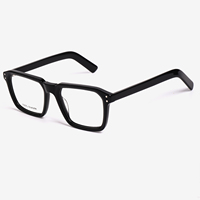 Monture de lunettes rétro en acétate Lmamba QM33315, montures optiques de luxe personnalisées avec logo pour hommes et femmes
