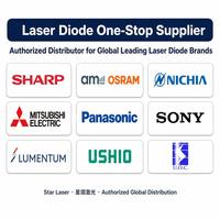 Diode laser rouge industrielle de haute précision SHARP 638nm 150mW, instrument de nivellement et d'alignement pour banque de données LD haute puissance