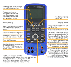 Multifunction Resistance Thermocouple Rtd Frequency Pulse Pressure Process <strong>Calibrator</strong> - Product Image 3