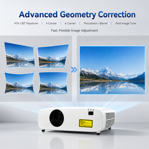 <span class=keywords><strong>Projecteur</strong></span> laser pour salle de conférence 4600 lumens ISO WUXGA haute luminosité pour présentations professionnelles - Product Image 2