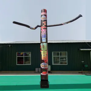 6 m Custom Print Aufblasbarer Luft tänzer/aufblasbarer Dancing Tube Man Werbung für Sky Dancer mit Motor