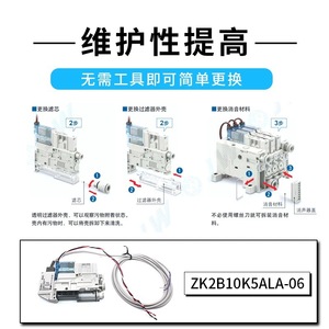เครื่องกำเนิดสุญญากาศ ZK2A07 ZK2A12 A15 ZK2A10K5AL K5ALA NL2A 06 08 B ตัวยกสุญญากาศแบบนิวเมติก หน้าแปลนมาตรฐาน - Product Image 4