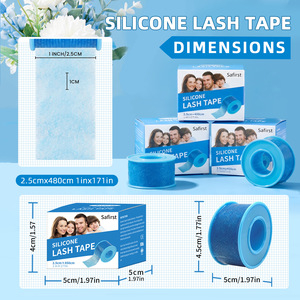Bande adhésive en gel de silicone PU pour cils, autocollants respirants pour extensions de cils et patchs protecteurs pour les yeux, super confortables - Product Image 2