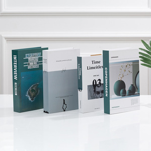 Ornements de Faux Livres Style Nordique Luxe Léger, Décoration de Livres Réalistes Style Ins, Accessoire Photo d'Affichage Anglais, Modèle de Livre - Product Image 2