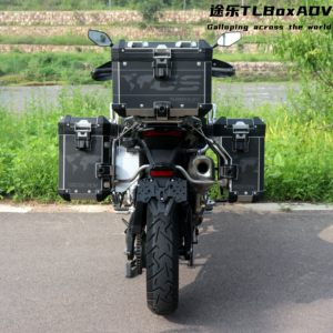 Ensemble de trois valises en alliage d'aluminium Loncin Voge DS900X avec boîte arrière à dégagement rapide pour <span class=keywords><strong>moto</strong></span> tout-terrain - Product Image 2