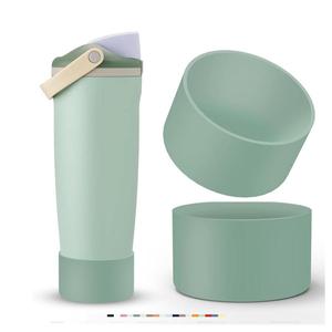 Borraccia con Cannuccia Senza BPA da 19oz 20oz 24oz 30oz 40oz, Bicchiere in Plastica per Alimenti con Base Antiscivolo in Silicone per Bambini e Adulti, per Esterni - Product Image 1