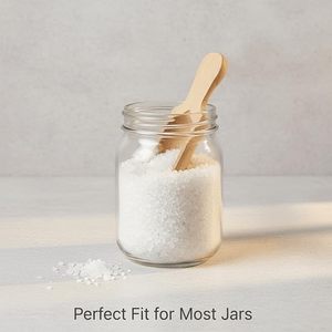 Mini cuillères en bois pour sel de bain, 2,95 pouces de long, pour sels, bonbons, épices, lessive, thé, grains de café - Product Image 4