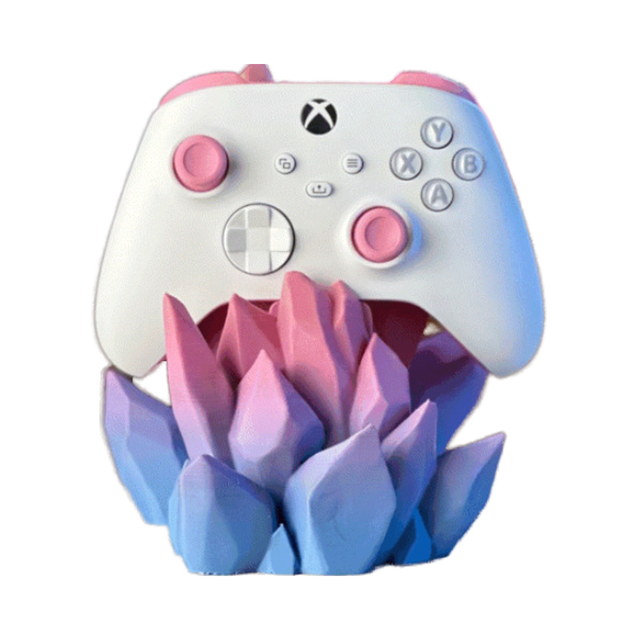 3D Printed Plastic Crystal for PlayStation Game Controller Stand Model One Type Gamepad
