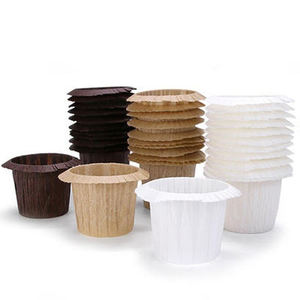Venta al por mayor Salute Cupcake Rimmed Muffin Cups Panadería Comida Pastel Bandeja de papel Desechable A prueba de grasa - Product Image 1