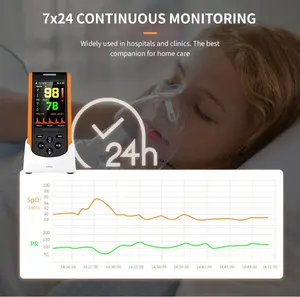 Oximeter Dual-wavelength LED PC Software Adult Pediatric Neonate Sales Medical Oxo Meter Cheap Price Handheld Pulse Oximeter WITH STAND