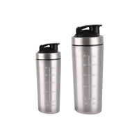 Yauchy — bouteille de Shaker isolé de 750ml, grande capacité, bouteille d'eau en acier inoxydable de 25oz, Shaker pour protéines
