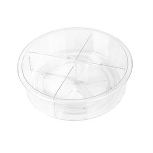 Revoluciona la Organización de tu Cocina con Nuestro Plato Giratorio Multifuncional de Plástico y Aluminio de 360 Grados para Almacenamiento de Alimentos - Product Image 3