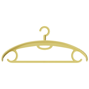 Plastic Non Marking Clothes <b>Hanger</b> Widened Thickened Non Slip Adult Coat <b>Hanger</b> Household Use Autumn Winter - Product Image 1