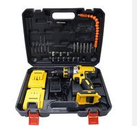 Kit de perceuse à percussion sans fil 20V à moteur sans balais, marque privée OEM, pour usage professionnel et industriel
