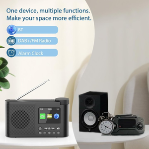 Radio numérique portable DAB+ FM avec écran LCD couleur, connectivité Bluetooth, longue autonomie de la batterie, pour la maison, les voyages et l'extérieur - Product Image 4