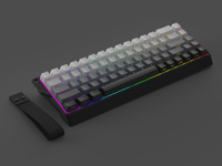 Manufacturer Stock Latest Hot Seller Compact Mechanical Keyboard K68 Side-Engraved Gradient Black Wireless Gaming Keyboard