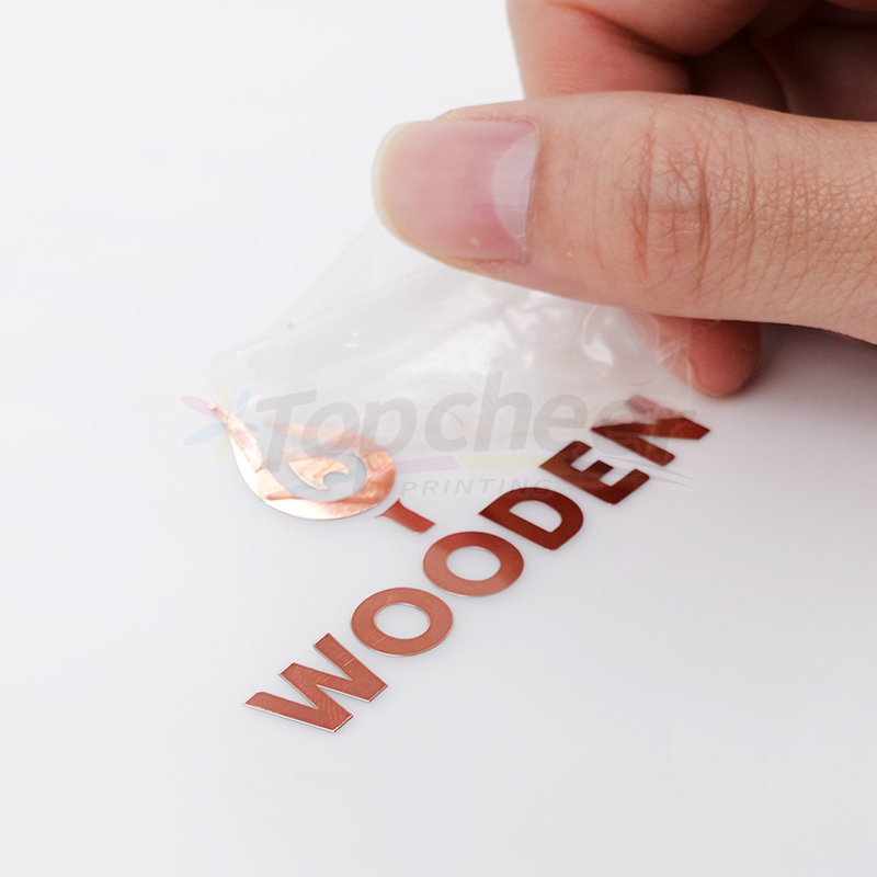 Custom Logo Waterproof Self Adhesive Uv Metal Transfer Stickers Label 3D Vinyl Metal Sticker