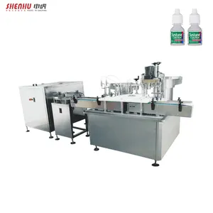 High Speed 5-200Ml Liquid Automatic Labeling Rotary Bottle Filling Capping Machine For Small Bottles