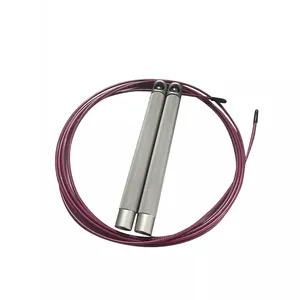 Top Dijual Steel Wire Kecepatan Adjustable Skipping Rope untuk Kebugaran