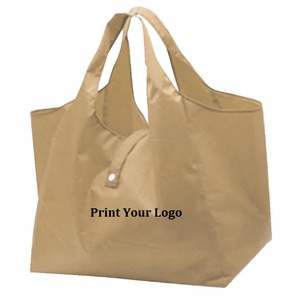 Sac de courses pliable en polyester et nylon taffetas 190T, grand format, robuste, à motif de dessin animé, en stock, promotion de gros - Product Image 1