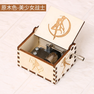 Tùy Chỉnh 56-Key Mini Hand Crank Âm Nhạc Hộp Howl's Di Chuyển Lâu Đài DIY Âm Nhạc Merry-Go-Round Độc Đáo Giáng Sinh Năm Mới Chủ Đề Bài Hát - Product Image 5