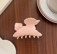 Koreanische Niedliche Welpen- & Hai-Cartoon-Design Modische Plastik-Haarspange für Frauen Valentinstag-Accessoires