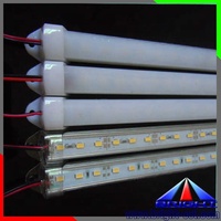 Barre lumineuse LED étanche à commande vocale USB, intensité réglable, en aluminium noir oxydé, indice de protection IP65/66, bande LED RGB 12V SMD5050, garantie 3 ans