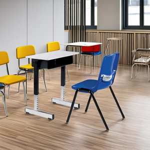 Conjunto de Escritorio y Silla Escolar Metálica Ajustable de Estilo Moderno, Marca SONGYE, 1 Año de Garantía, PT-308S, Gran Venta - Product Image 6