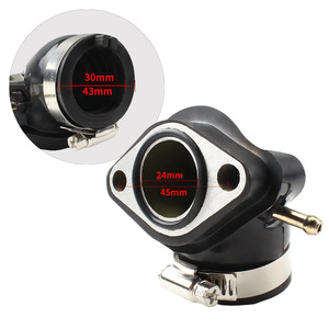 อะแดปเตอร์คาร์บูเรเตอร์ Zuqing ขนาด 24 มม. 30 มม. ท่อร่วมไอดี ระบบเชื้อเพลิงรถจักรยานยนต์ ใช้ได้กับ GY6 125cc 150cc - Product Image 5