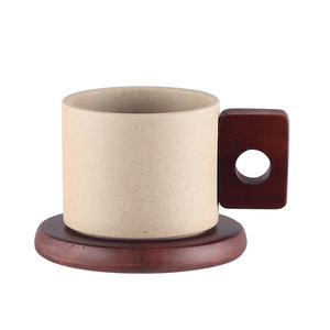 Lelyi rétro japonais ménage et commercial tasses en céramique bureau oreille en <span class=keywords><strong>terre</strong></span> <span class=keywords><strong>cuite</strong></span> tasses à café suspendues - Product Image 5